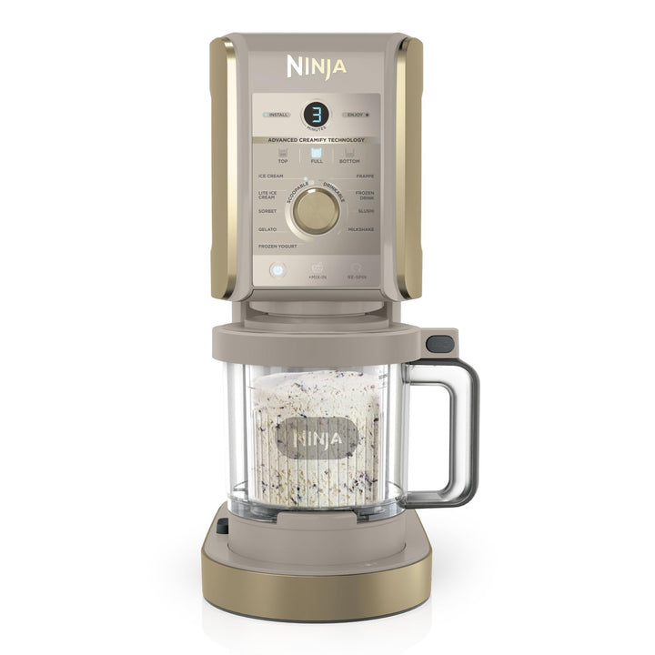 Ninja CREAMi Deluxe Eismaschine mit 2 Behältern, 10 Funktionen, Dessert & Ice Cream Maker für Eiscre