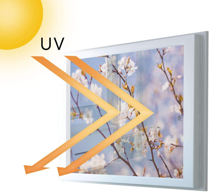 Fensterdeko I Sichtschutz Fenster-Sticker Selbsthaftend I Dekofolie für Bad, Küche, Kinderzimmer - W