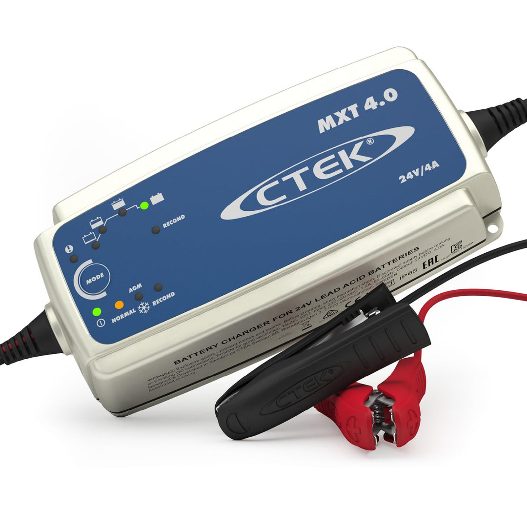 CTEK MXT 4.0 Batterieladegerät 24V, 8-Stufiges Ladegerät Für Kleinere 24V-Batterien In Nutzfahrzeuge