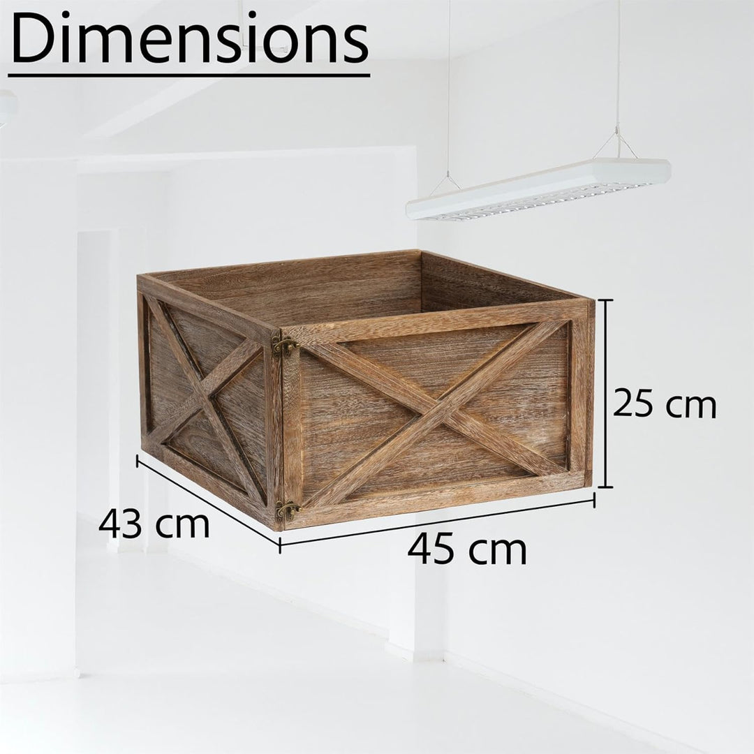 Weihnachtsbaum-Rock, faltbar, Holzbox, Weihnachtsbaumständer, Basisabdeckung, Kragen, Stamm, Korb, R
