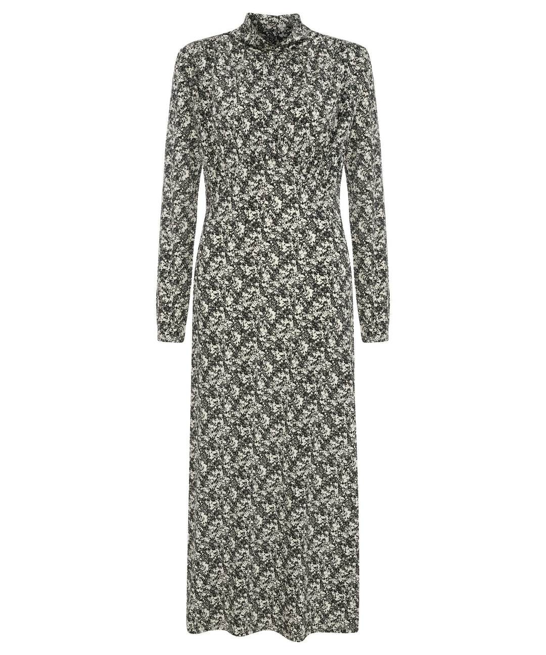 IPEKYOL Damen Floral Print Knitted Dress 42 Off White, 42 Off White