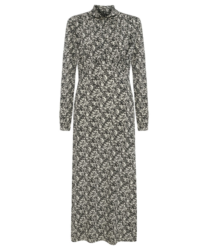 IPEKYOL Damen Floral Print Knitted Dress 42 Off White, 42 Off White
