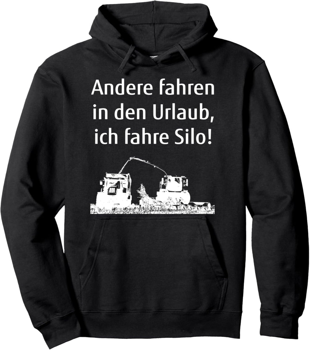 Mais häckseln Silo fahren Landwirt Landwirtschaft Urlaub Pullover Hoodie