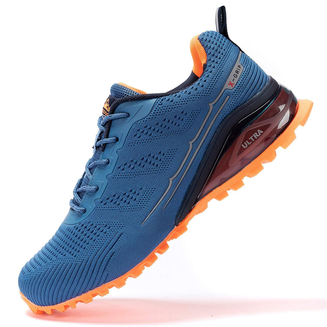 Kricely Traillaufschuhe Herren Leicht Atmungsaktiv Wanderstiefel rutschfest Laufschuhe Outdoor Fitne