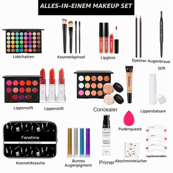 All In One Makeup Kit, Makeup Kit for Women Full Kit, Makeup Gift Set for Women Beginners, Makeup Es