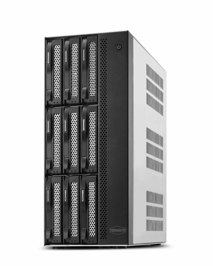 TERRAMASTER T9-500 Pro NAS Speicher - 9Bay Core i7 1255U 10 Kerne 12 Threads CPU, 16GB DDR5, 10GbE X
