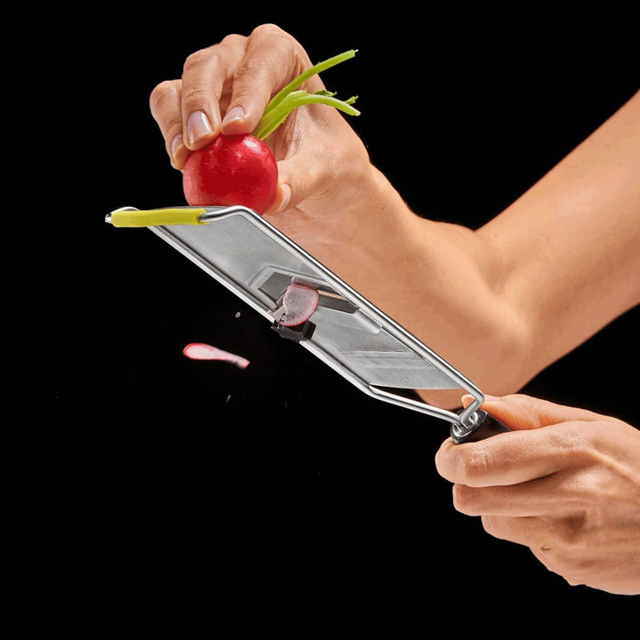 Lurch 240280 Tango Profi Feinhobel mit stufenlos einstellbarer Schnittstärke für Pilze, Trüffel, Gur