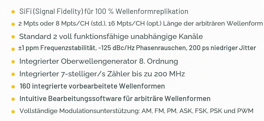RIGOL DG1022Z Funktions-/Arbitrary Waveform Generator, 25MHz maximale Ausgangsfrequenz, 200Msa/s Abt