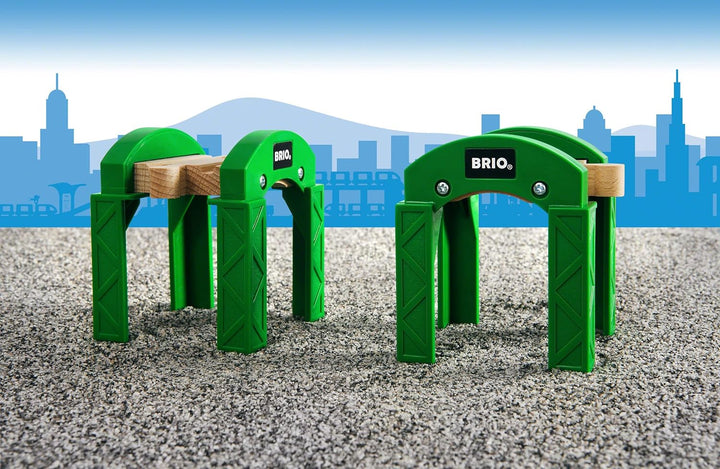 BRIO 33253 - Stapelbares Brückensystem Single, Single