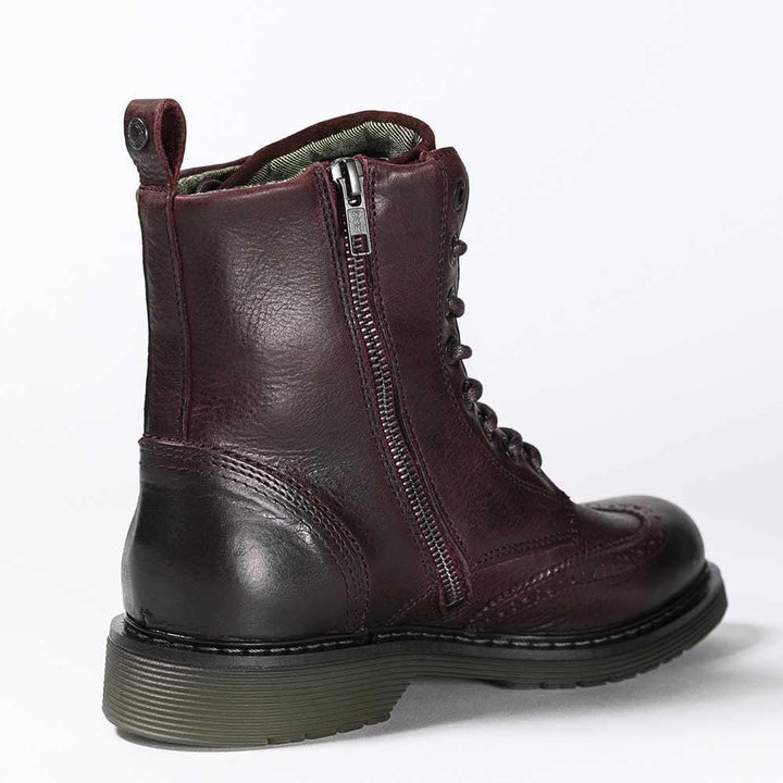 John Doe Motorradschuh Sixty | XTM| Threepoint Protection | Lederstiefel aus Rindsleder | Rutschfest