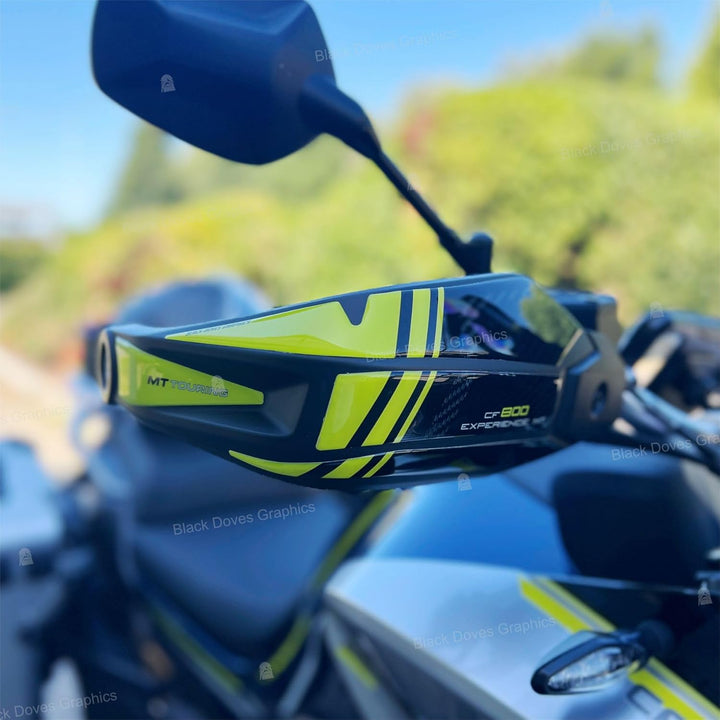 3D-Aufkleber aus Harz, Protektoren, kompatibel mit CF Moto 800MT Touring 2022 (Handprotektoren), Han