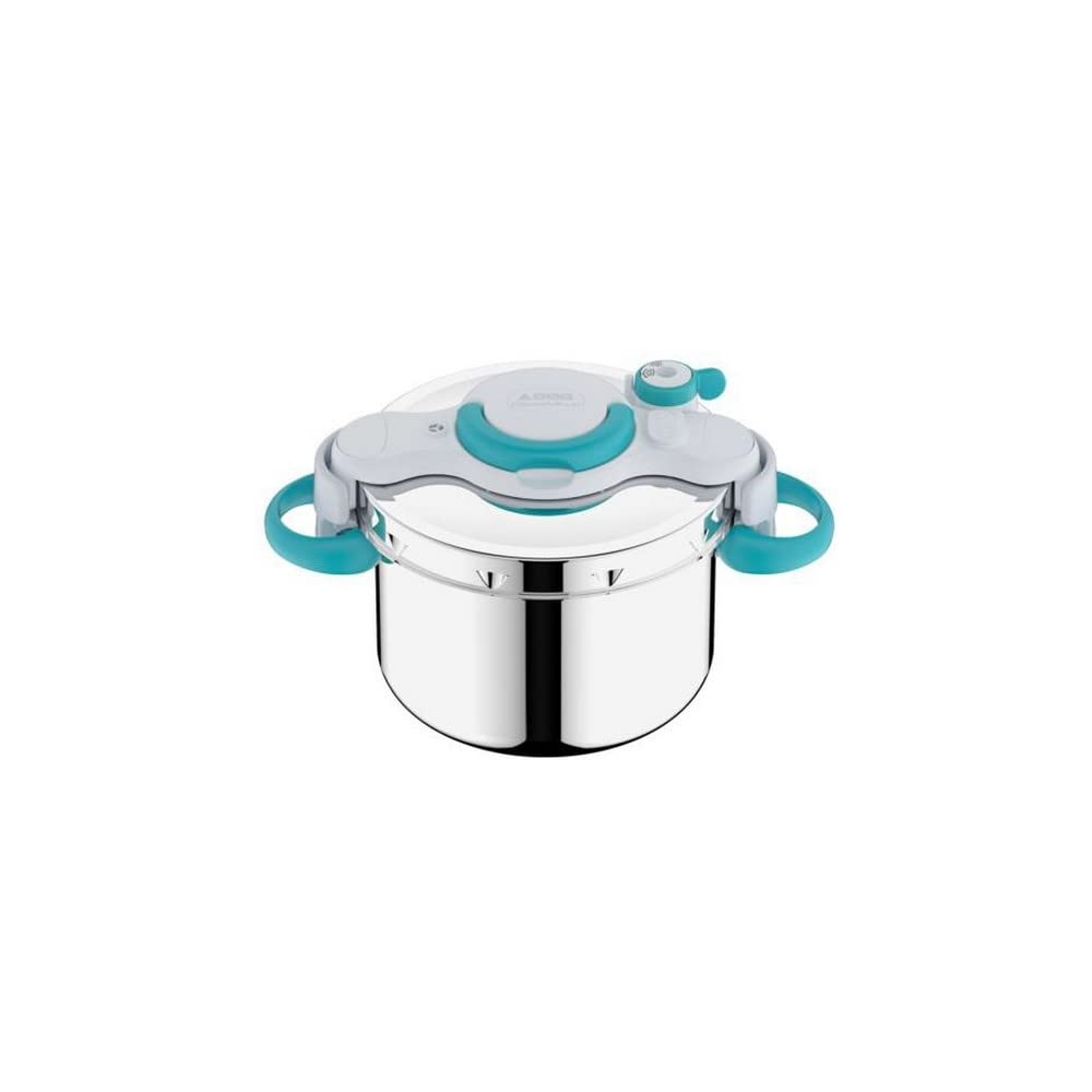 Seb ClipsoMinut'Easy+ Schnellkochtopfbuch aus Edelstahl, 7,5 l, 100 Rezepte, Induktionskochtopf, kla