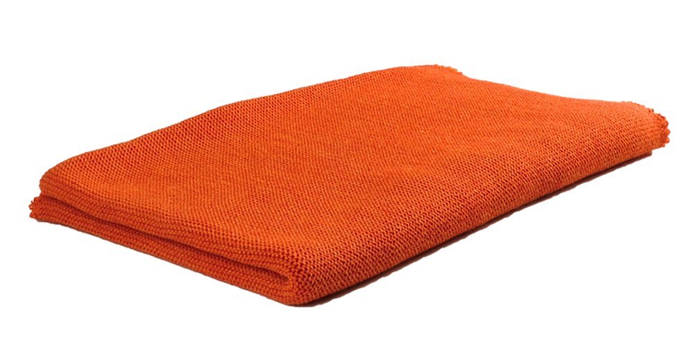 Reiff Baby Wickeltuch aus Schurwolle, Bio, kbT, 80 x 95 cm (Cayenne), Cayenne