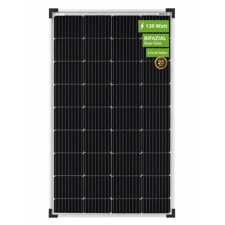 solartronics Solarmodul 130 Watt Mono Solarpanel Solarzelle Photovoltaik 90646 Single, Single