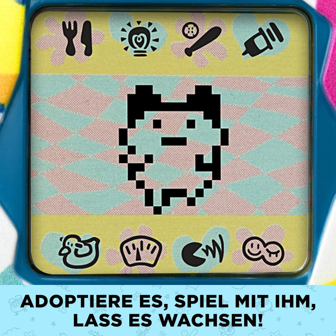Bandai - Tamagotchi - Original Tamagotchi - Memphis Style - Elektronisches virtuelles Tier mit Farbd