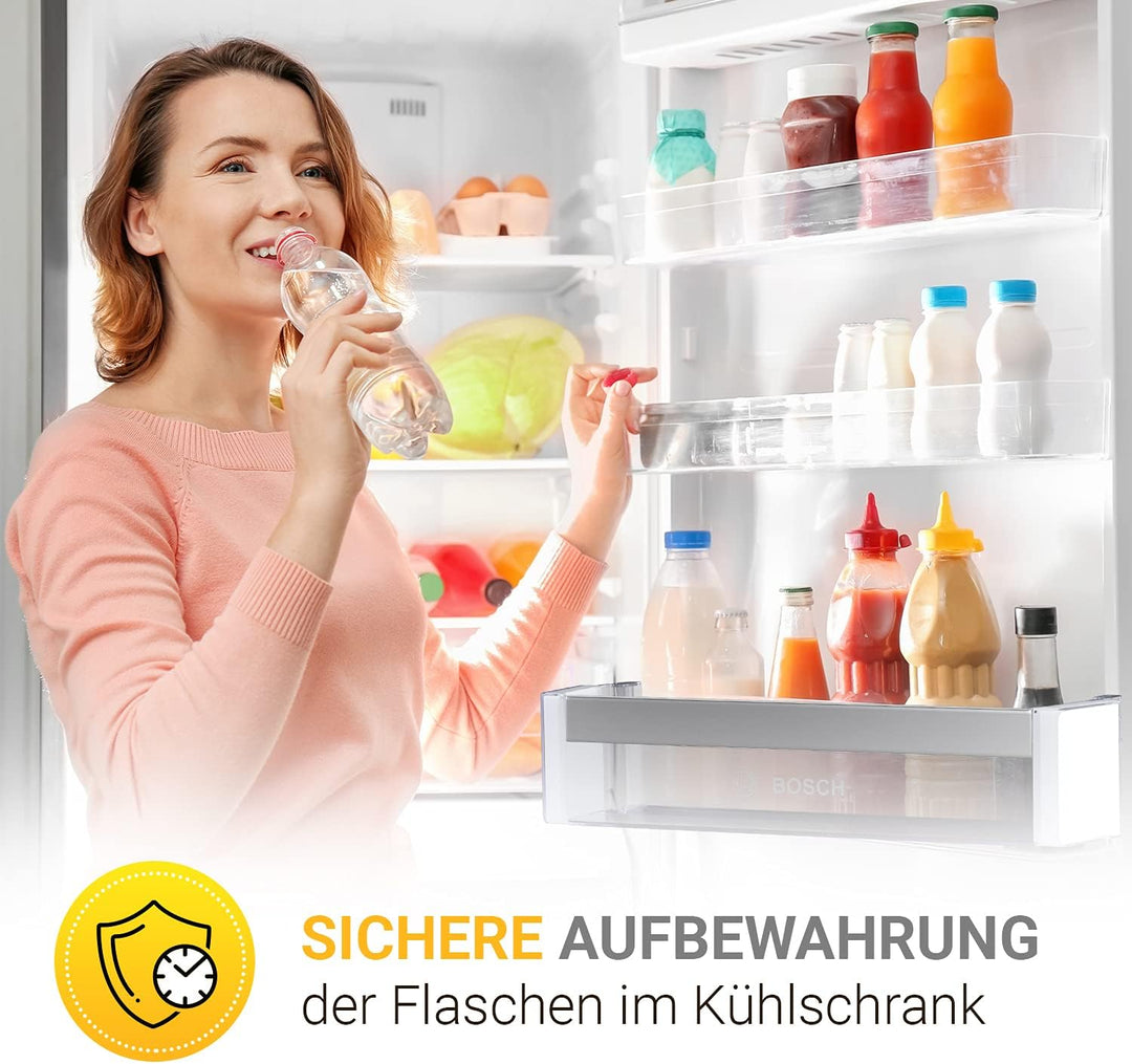 Flaschenhalter Flaschenfach für Kühlschrank Ersatz für Bosch Siemens 743239 00743239 Absteller Flasc