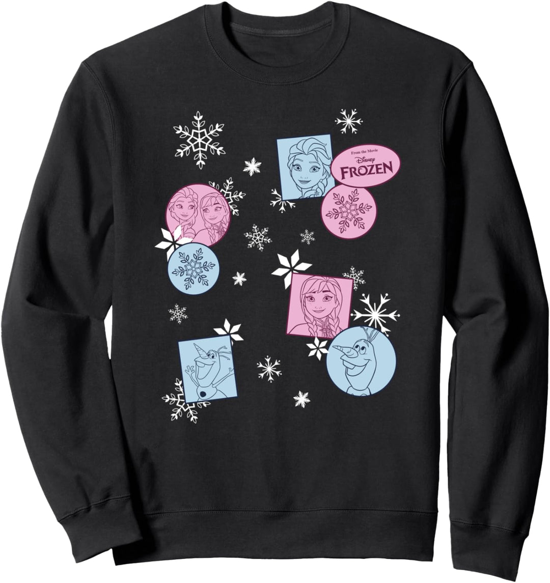 Disney Frozen Simple Character Badges Sweatshirt