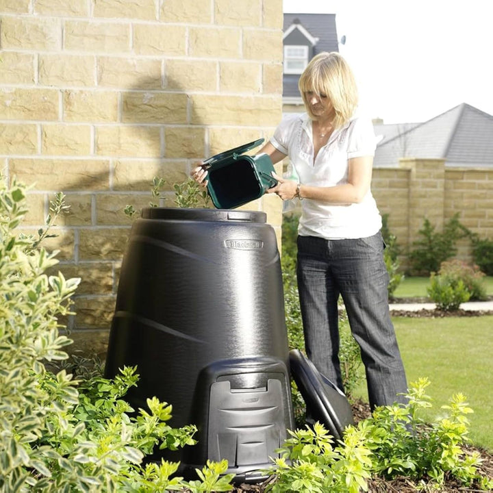 Original Organics Kompostkonverter, 220 l, Schwarz Composter Only, Composter Only