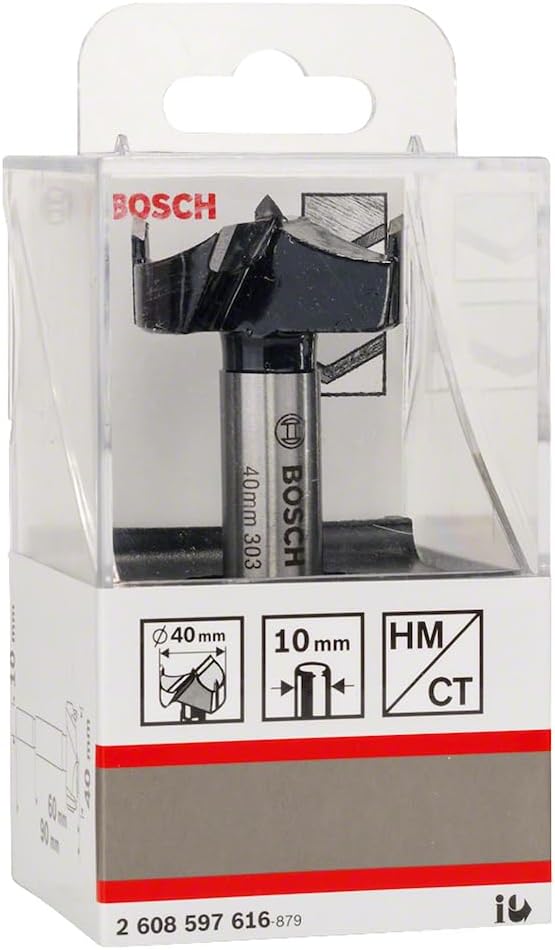 Bosch Accessories Bosch Professional 1 x Carbide Kunstbohrer (Ø 40 mm, Zubehör Bohrmaschine), Ø 40 m