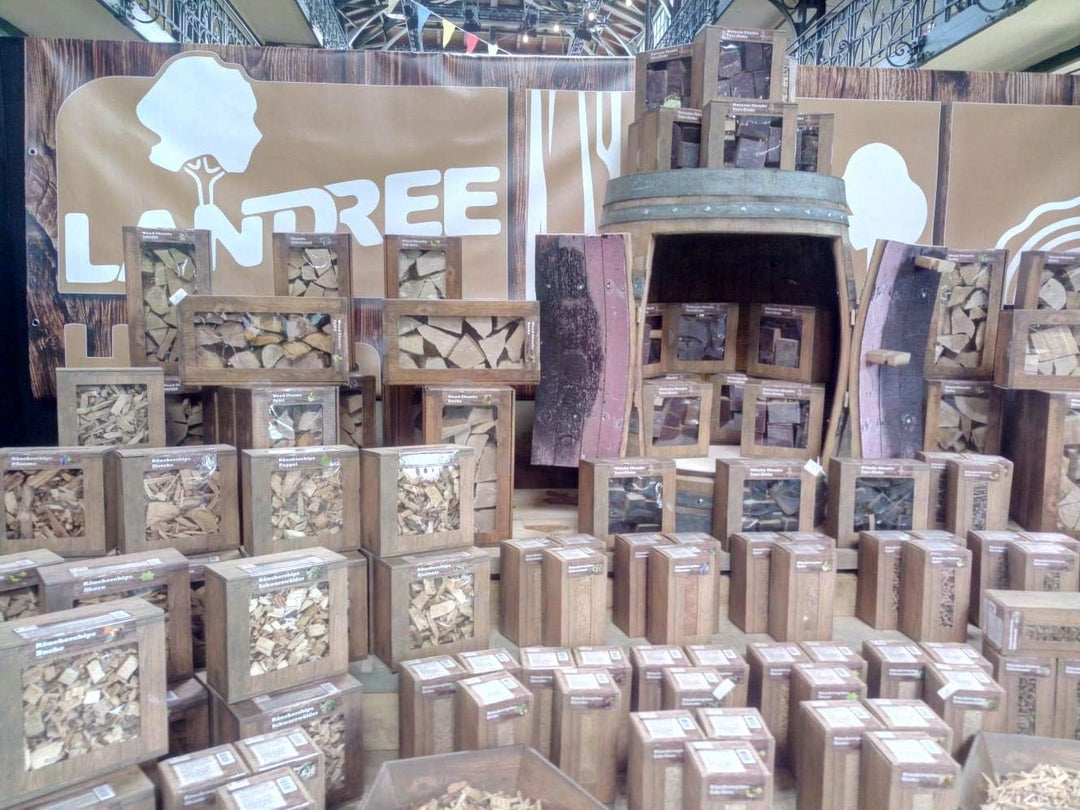 Landree Räucherspäne, Schwarzwälder Mischung - 1,5L-Box, feine Körnung, Qualitätsgeprüft direkt vom