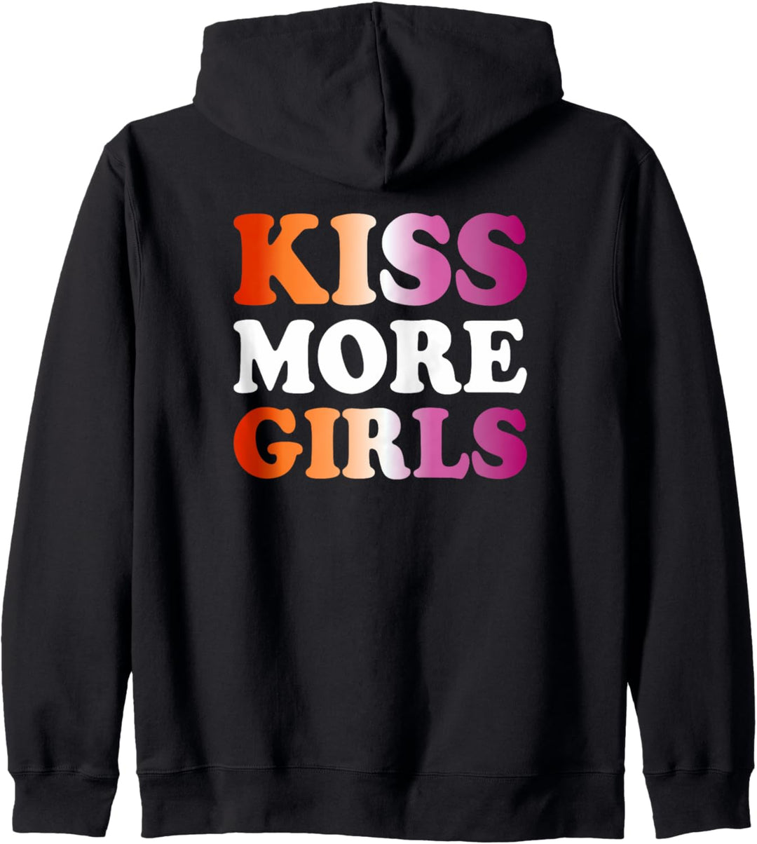 Kiss more Girls Lesbian Pride Kapuzenjacke