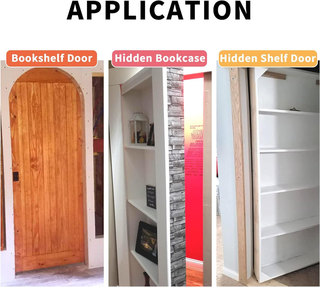 TamBee Türscharniere Schwerlastscharniere für Holztüren 360 Grad Drehung Schwerlast unsichtbar Schar