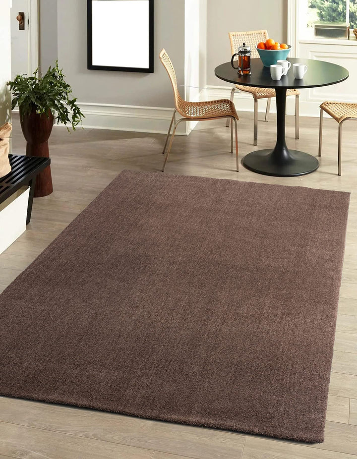 DomDeco Waschbarer Teppich Feel, super weicher und Flexibler 11mm Kurzflor für Wohnzimmer/Schlafzimm