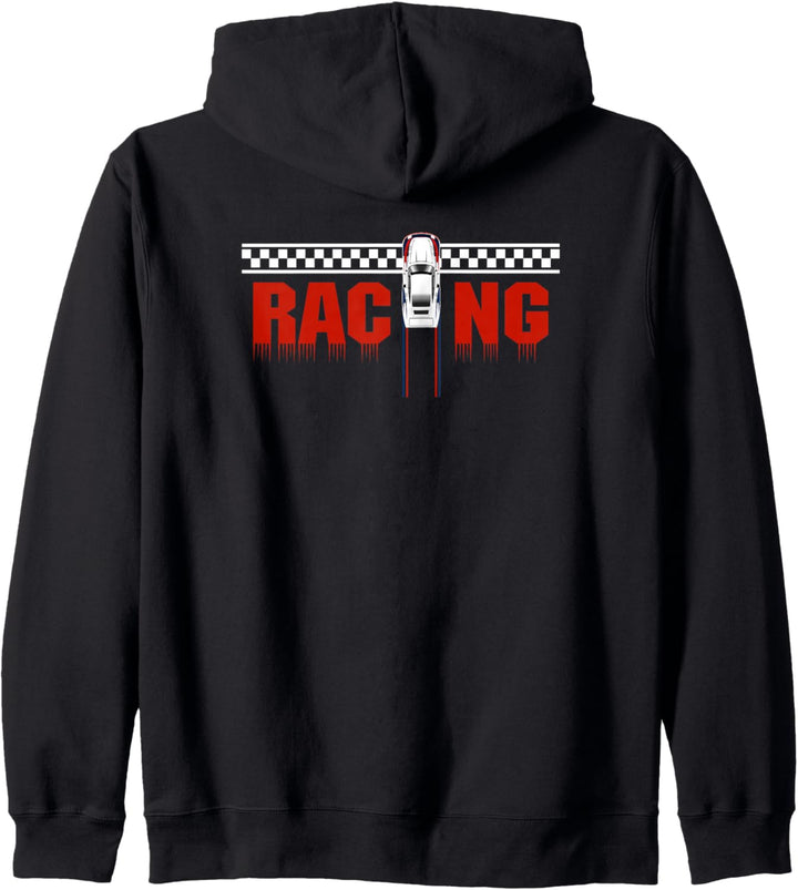 Drag Racing Finish Endlinie Kapuzenjacke