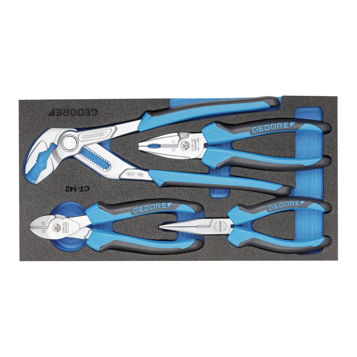 Gedore 1500 CT1-142 VDE Zangensatz im 13 Check Tool-Modul