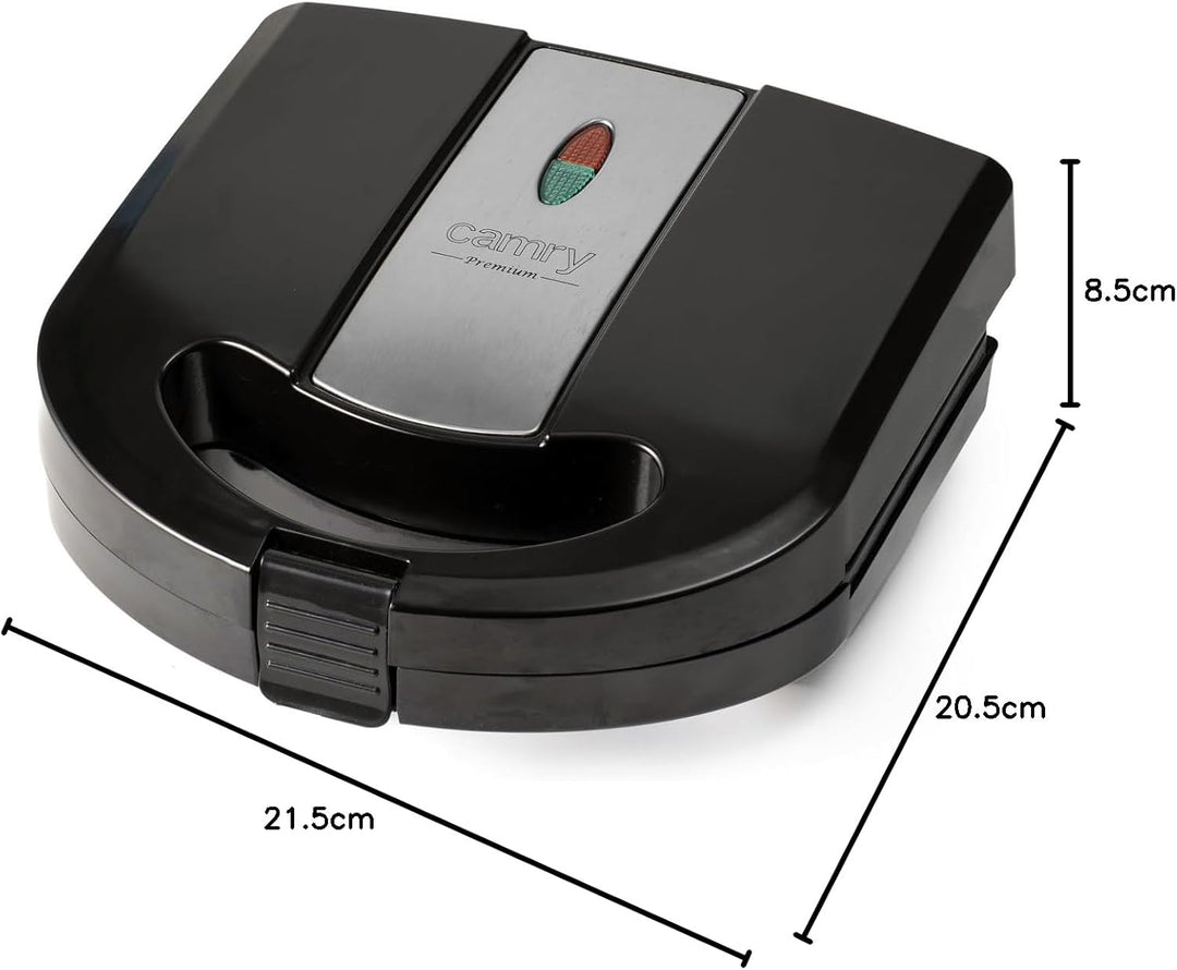 CAMRY Multifunktionsgerät 3 in 1 Sandwichmaker, Sandwichtoaster, Kontaktgrill, Oreschki Maker, Nussm