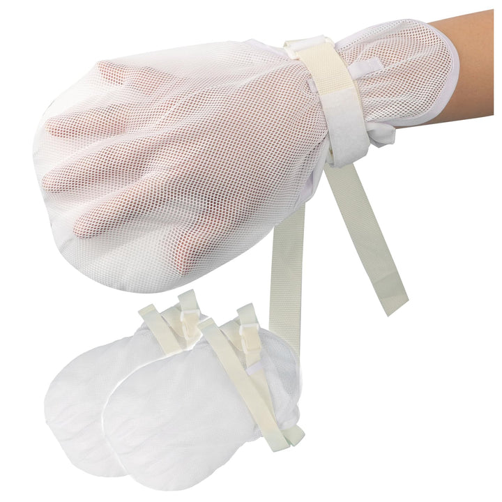 YJZQ Schutzhandschuhe aus Netzstoff für den Sommer, Handschuh mit Schwamm, Pflege alter Fäustlinge,