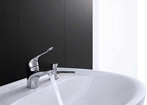GROHE Euroeco Waschtisch-Einhebelmischer, 120 mm, verchromt 32763000, Silber
