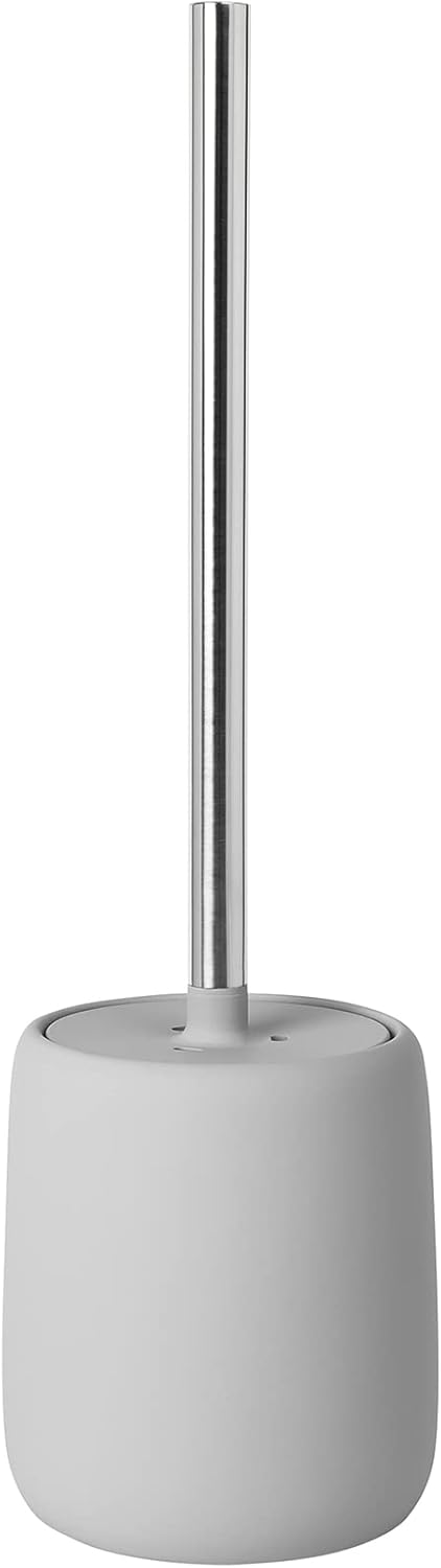 blomus -SONO- WC-Bürste aus Keramik / Kunststoff, Microchip, WC-Garnitur, Soft-Touch, hygienisch, fr