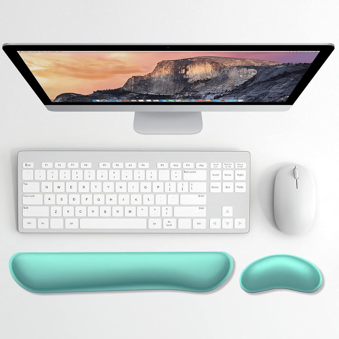Dapesuom Vergrössertes Tastatur-Handgelenkauflage, Memory-Schaum Handgelenkruhen für Schreibtisch Ma