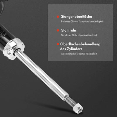 Frankberg 2x Stossdämpfer Vorne Links Rechts Kompatibel mit Picanto SA 1.0L 1.1L Schrägheck 2004-201