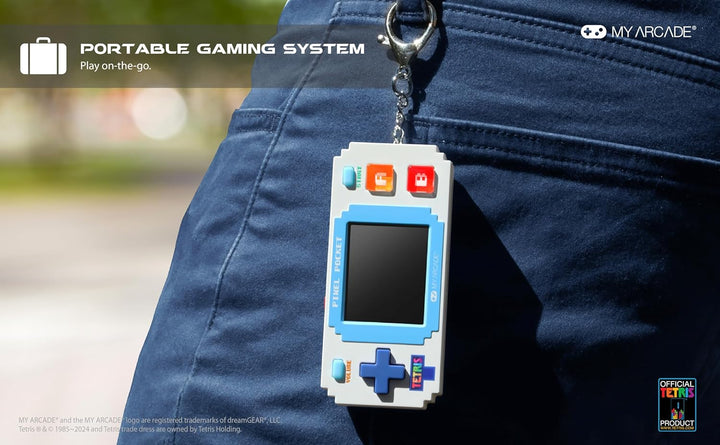 My Arcade Pixel Pocket Tetris Mini Portable Retro Console One Size