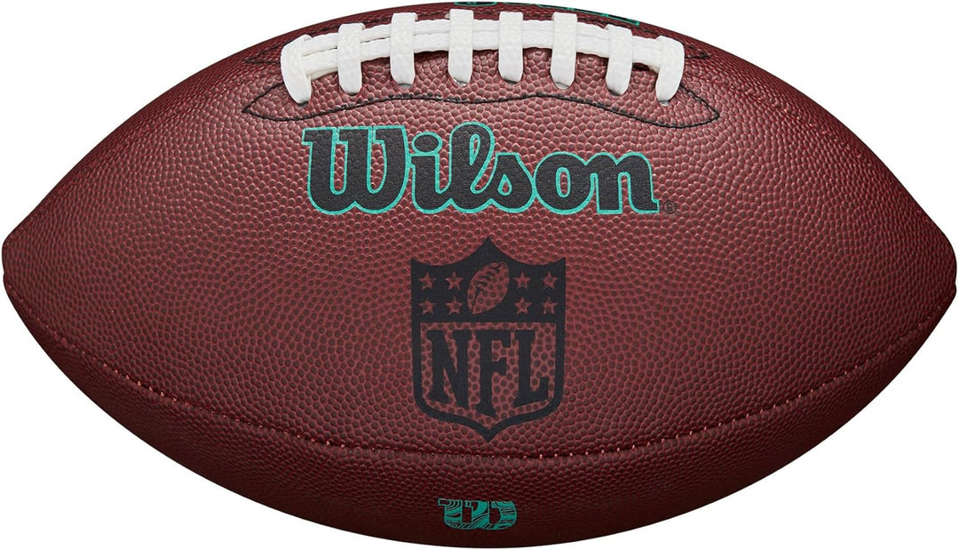 WILSON NFL Ignition Fussbälle NFL Ignition Pro Eco Braun Official Size, NFL Ignition Pro Eco Braun O