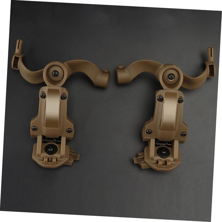 BESPORTBLE Taktischer Kopfhörerhalter aus Nylon mit Abnehmbarem Helm Anschluss und Einfachem Staurau