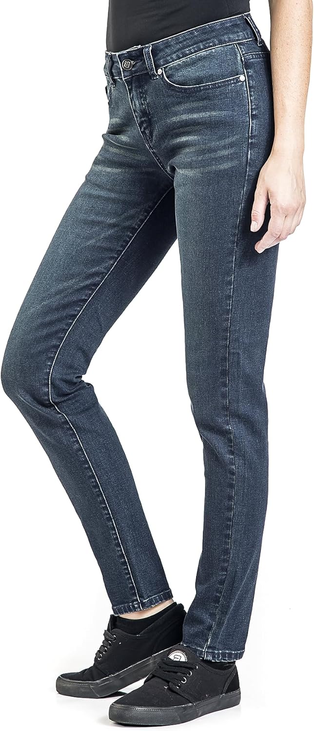 RED by EMP Damen Blaue Jeans mit Waschung W29L30