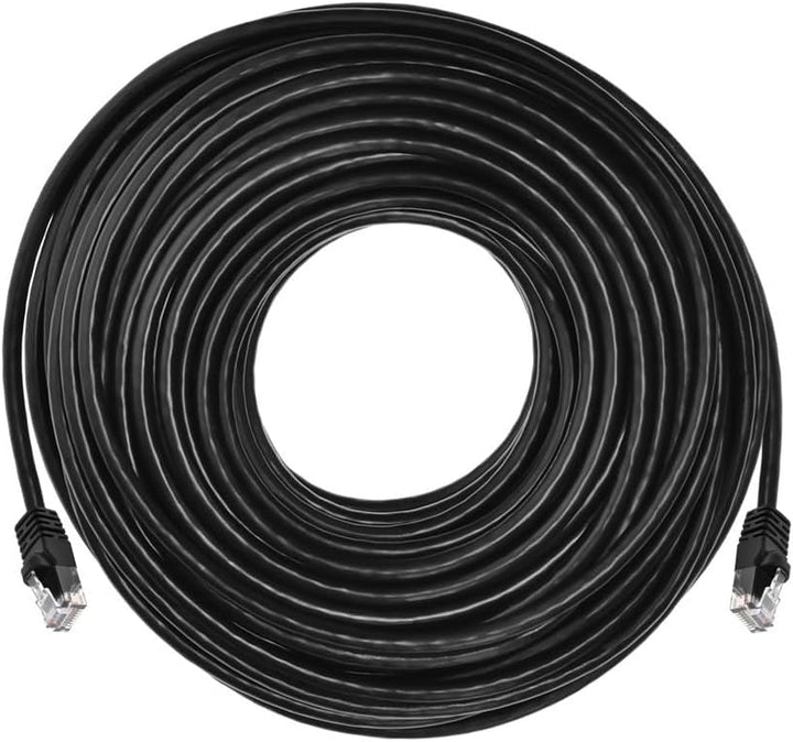 Monoprice Netzwerkkabel (UTP, 24 AWG, Cat5e, 350 MHz, UTP, blankes Kupfer, 30 m) Schwarz schwarz 100