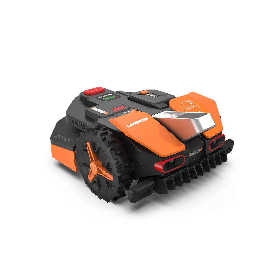 WORX Landroid Vision S250 WR202E - Mähroboter ohne Begrenzungskabel für Gärten bis 250m², AI Rasenmä
