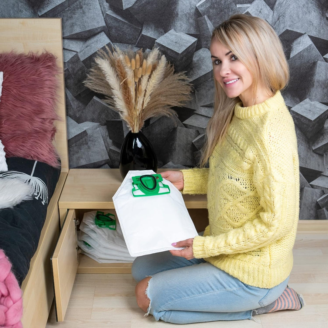 6 Staubsaugerbeutel geeignet für Vorwerk Kobold VK200 FP200 Filtertüten - inklusive Motorschutzfilte