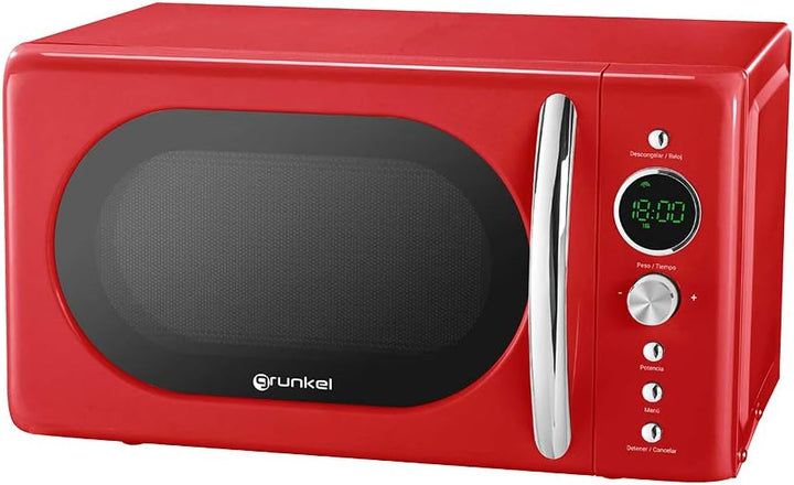 Grunkel MW-DG R - Microwave made of stainless steel Rot, Rot