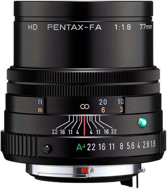 Pentax PENTAX-FA 77mmF1.9 Limited Schwarz Leichte Telebrennweite, z.B. für Porträtaufnahmen mit leis
