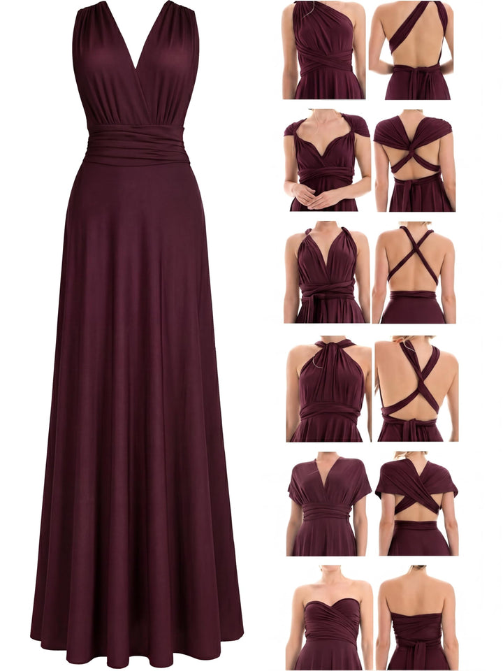 Juvell Brautjungfernkleider lang - Infinity Dress Maxi - Abendkleider elegant-festlich - Multiway-Wi