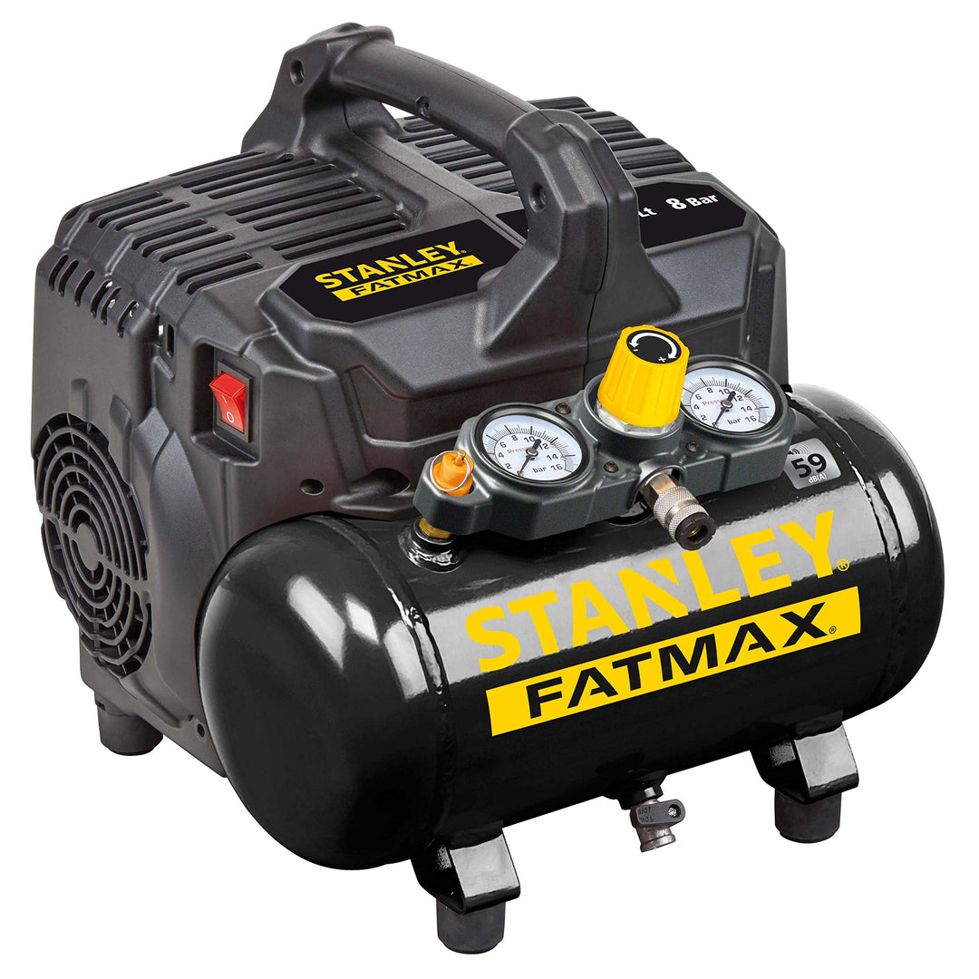 STANLEY FATMAX Silent Air Compressor DST 101/8/6SI - Silent Compressor - 59