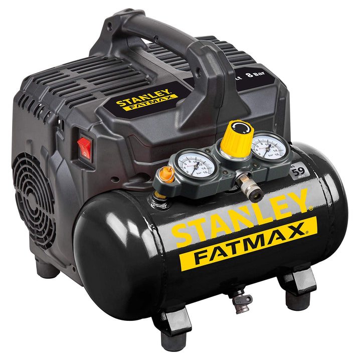 STANLEY FATMAX Silent Air Compressor DST 101/8/6SI - Silent Compressor - 59