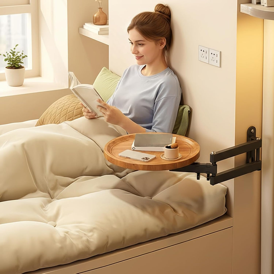 Wandmontierbarer Klapptisch | Ausziehbare Wand Schreibtisch | Runder Klappbarer Tisch - Für Küche Ba