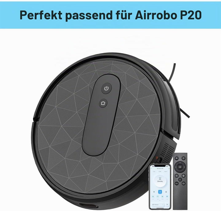 Ersatzteile Kompatibel mit AIRROBO P20 P25 Staubsauger (9 Stück) | Ersatz Zubehör Set beinhaltet 1 W