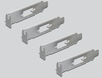 Delock PCI Express Karte 4 x Seriell Silber